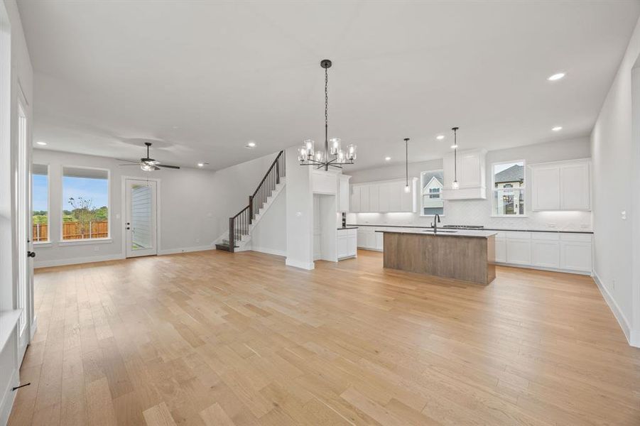 Spacious, unfurnished interior of a new home in The Heights at Uptown Celina, Celina (Image 5). Spacious, unfurnished interior of a new home in The Heights at Uptown Celina, Celina (Image 5).