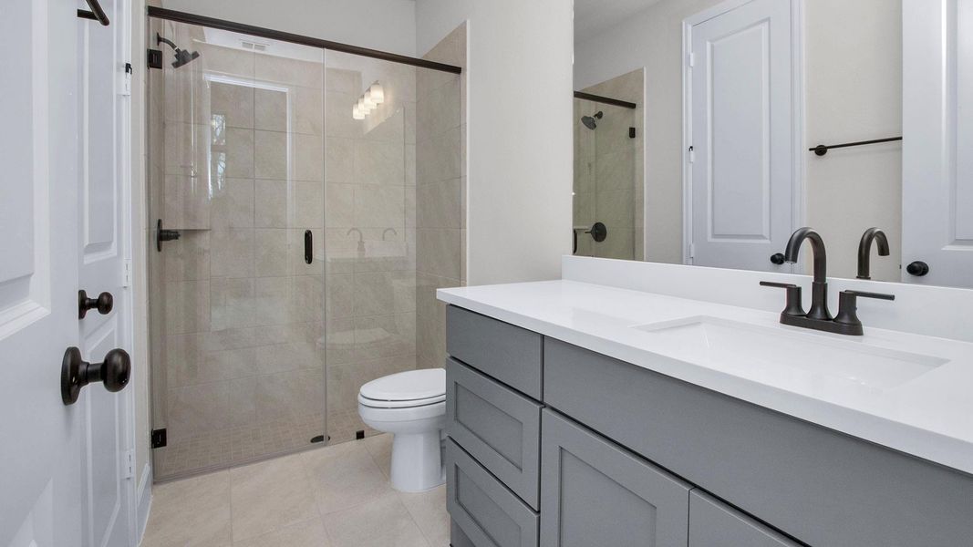 Furnished interior view inside a new home in Riceland, Mont Belvieu (Image 10).