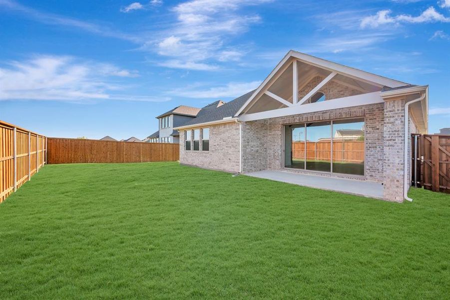 Exterior details and patio area of a home in Gateway Parks, Forney (Image 21). Exterior details and patio area of a home in Gateway Parks, Forney (Image 21).
