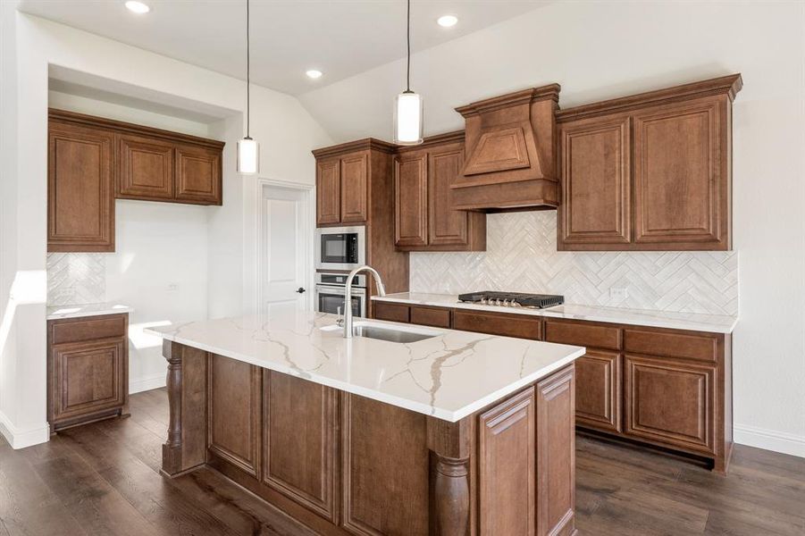 Furnished interior view inside a new home in Wildflower Ranch 60-65, Fort Worth (Image 9). Furnished interior view inside a new home in Wildflower Ranch 60-65, Fort Worth (Image 9).