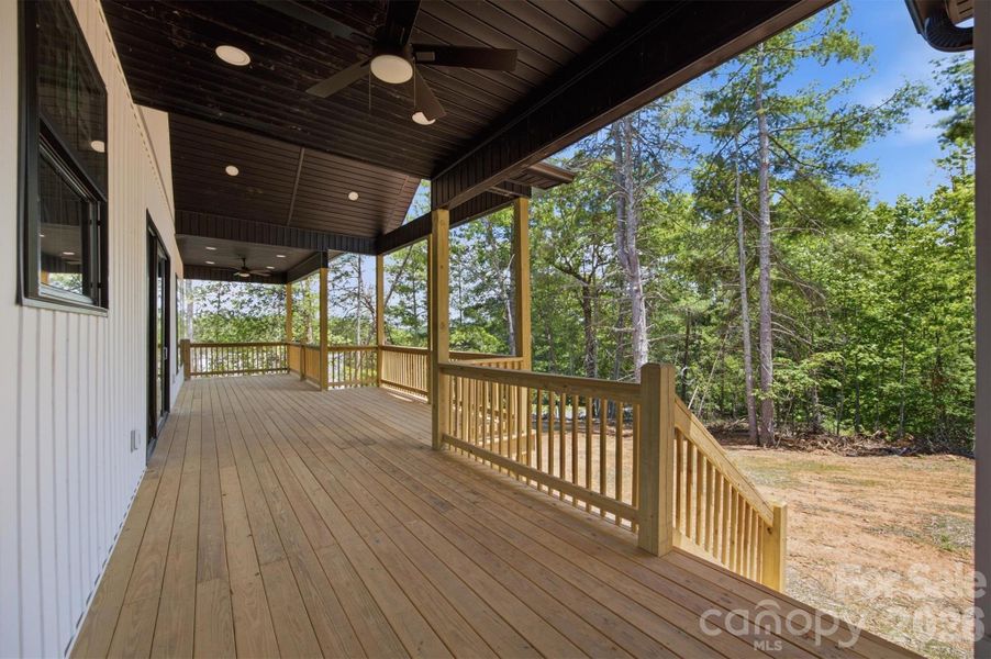 Exterior details and patio area of a home in , Morganton (Image 22).