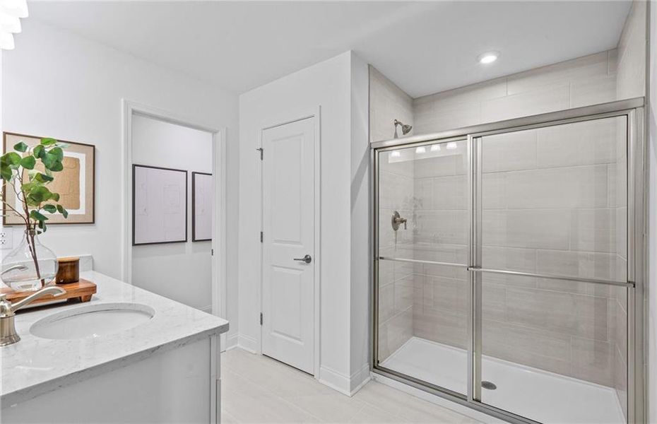 Furnished interior view inside a new home in Briar Creek, Atlanta (Image 13).