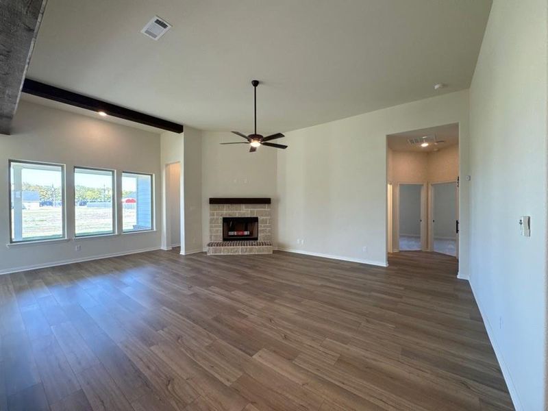 Spacious, unfurnished interior of a new home in Nash Estates, Tom Bean (Image 16). Spacious, unfurnished interior of a new home in Nash Estates, Tom Bean (Image 16).