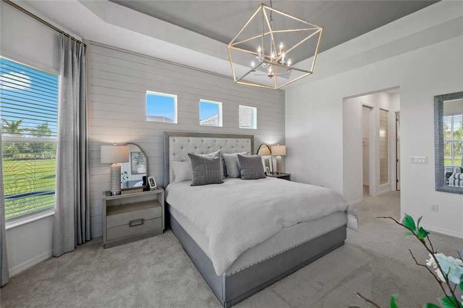 Furnished interior view inside a new home in Calusa Country Club, Lakewood Ranch (Image 17).