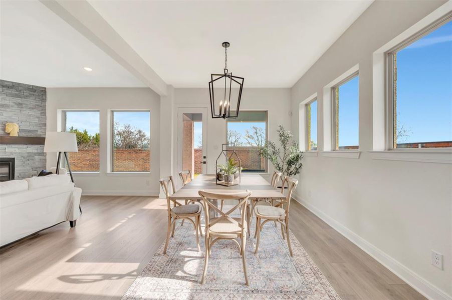 Furnished interior view inside a new home in South Pointe Manor Series, Mansfield (Image 9).