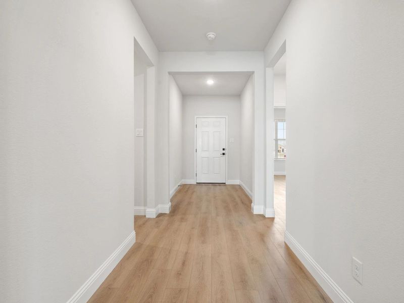 Representative unfurnished interior of a home built from the The Holly F by Davidson Homes LLC in Morgan Meadows, San Antonio (Image 15). Representative unfurnished interior of a home built from the The Holly F by Davidson Homes LLC in Morgan Meadows, San Antonio (Image 15).
