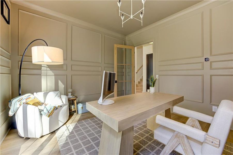 Furnished interior view inside a new home in , Ball Ground (Image 11). Furnished interior view inside a new home in , Ball Ground (Image 11).