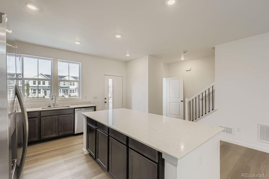 Furnished interior view inside a new home in Sky Ranch: Parkside Collection, Watkins (Image 4).