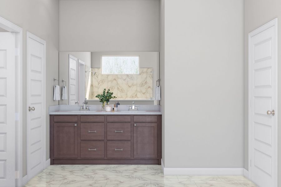 Furnished interior view inside a new home in Trillium, Richmond (Image 9). Furnished interior view inside a new home in Trillium, Richmond (Image 9).