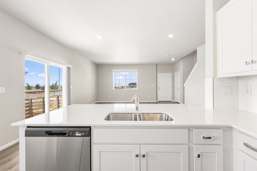 Furnished interior view inside a new home in Windler, Aurora (Image 6).