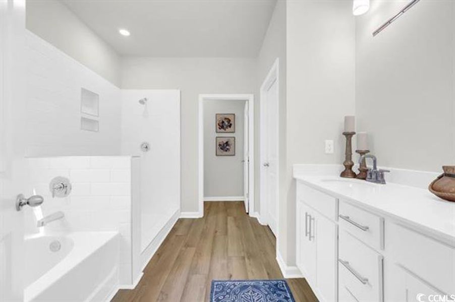 Furnished interior view inside a new home in King Farm Estates, Aynor (Image 14).