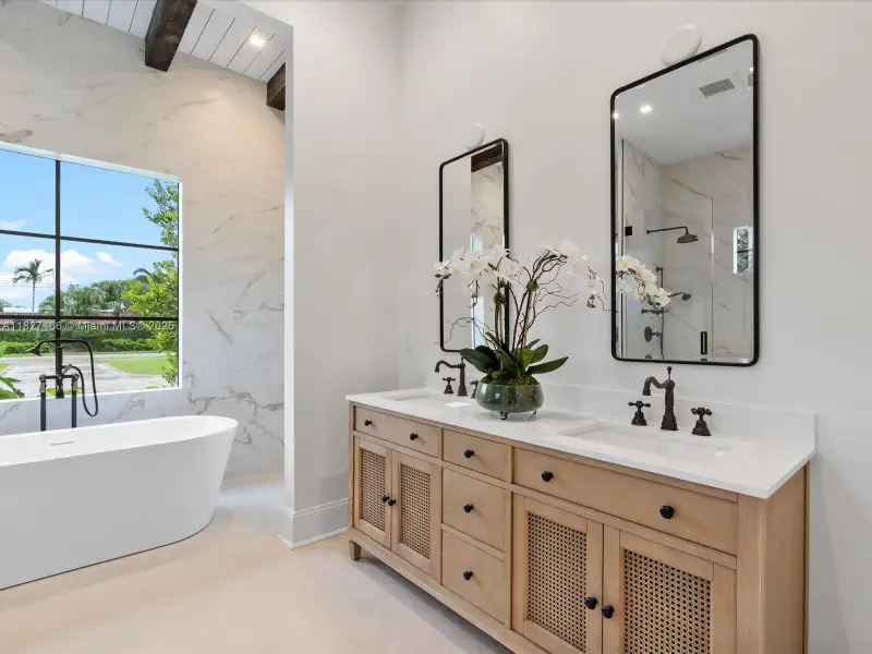 Furnished interior view inside a new home in , Miami (Image 4).