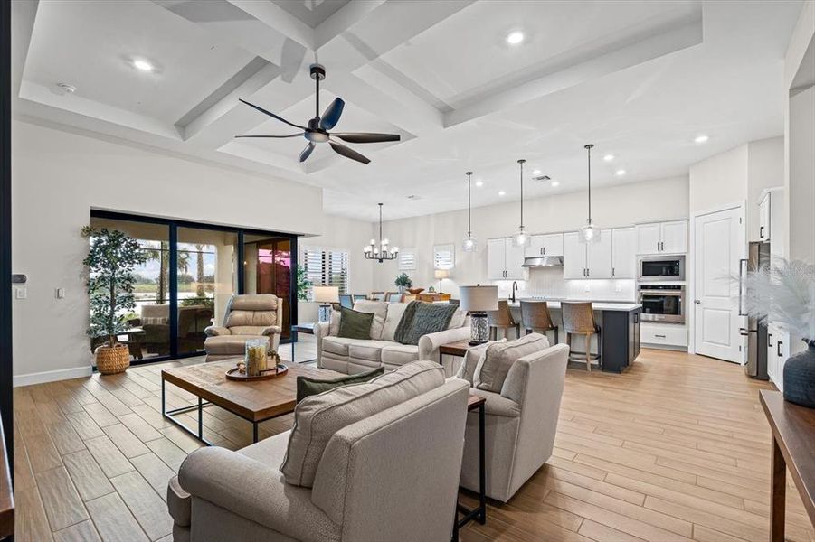 Furnished interior view inside a new home in , Alva (Image 7). Furnished interior view inside a new home in , Alva (Image 7).