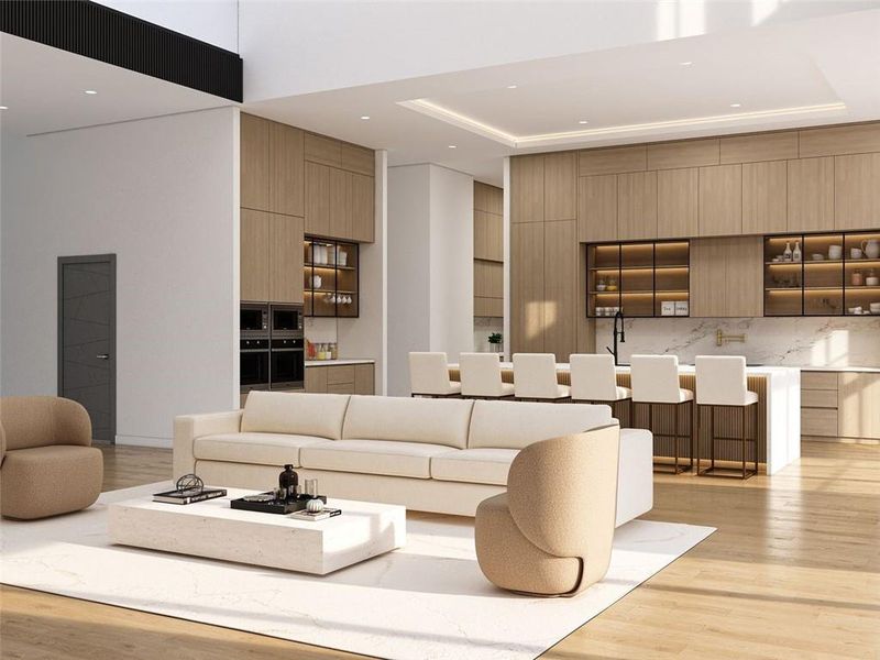 Furnished interior view inside a new home in , Alpharetta (Image 13). Furnished interior view inside a new home in , Alpharetta (Image 13).