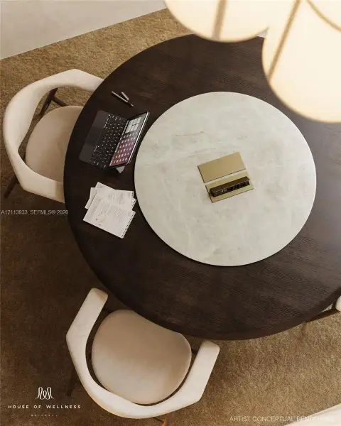 Close-up of interior finishes inside a home in , Miami (Image 7).