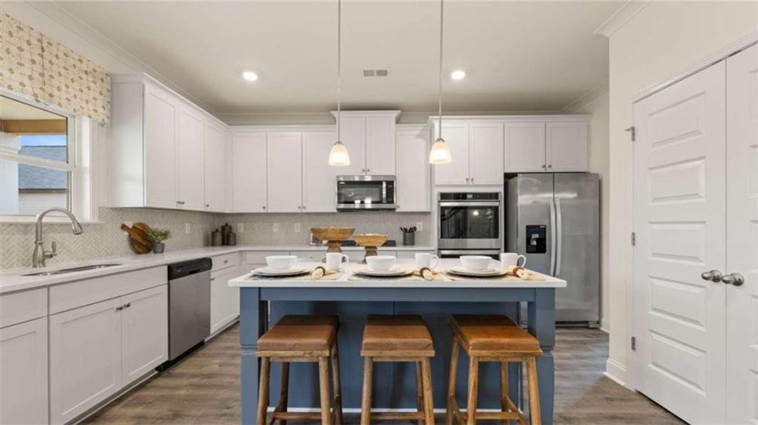 Furnished interior view inside a new home in The Gates at Pates Creek, Hampton (Image 49).