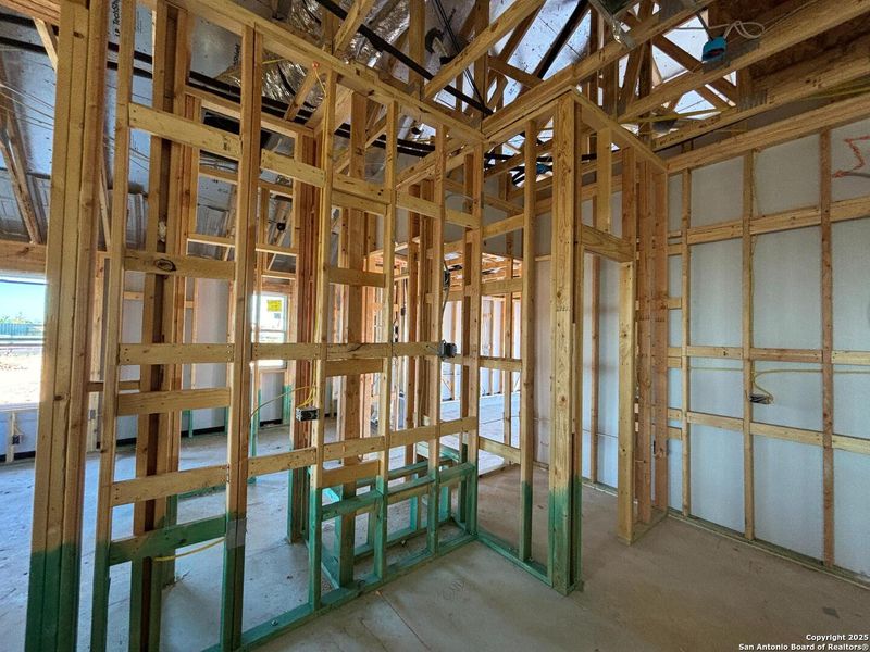 In-progress construction of a new home in Saddlebrook Ranch, Schertz, TX (Image 35).