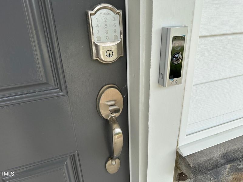 Ring doorbell and schlage lock