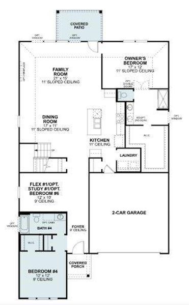 2D floor plan layout of this home in Sanderos, Fort Worth, TX (Image 2). 2D floor plan layout of this home in Sanderos, Fort Worth, TX (Image 2).