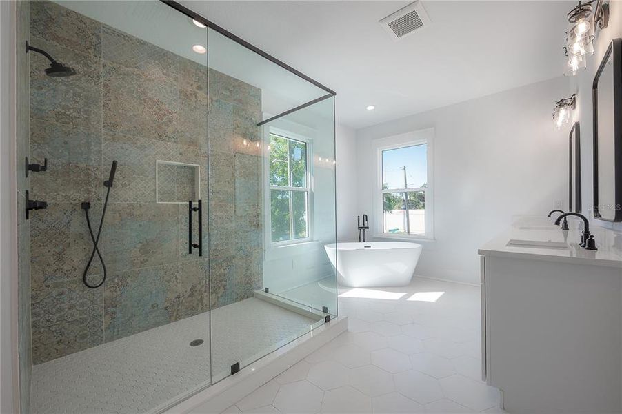 Furnished interior view inside a new home in , Tampa (Image 12). Furnished interior view inside a new home in , Tampa (Image 12).