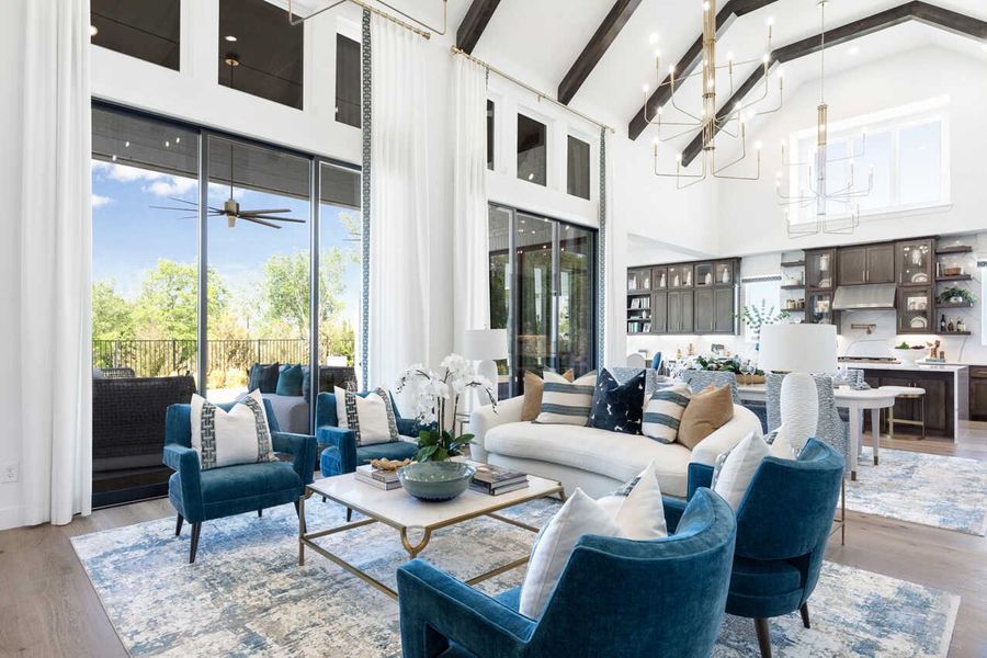 Representative Family Room - some options shown