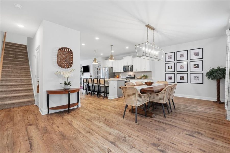 Furnished interior view inside a new home in , Sugar Hill (Image 12).