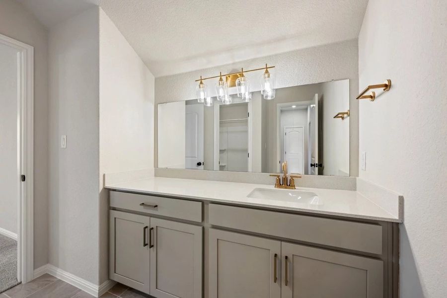 Furnished interior view inside a new home in Willow Springs, Buda (Image 32).