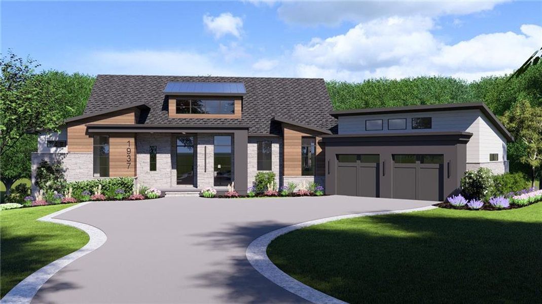 Front exterior of a new home in , Dahlonega, GA, highlighting curb appeal (Image 11).