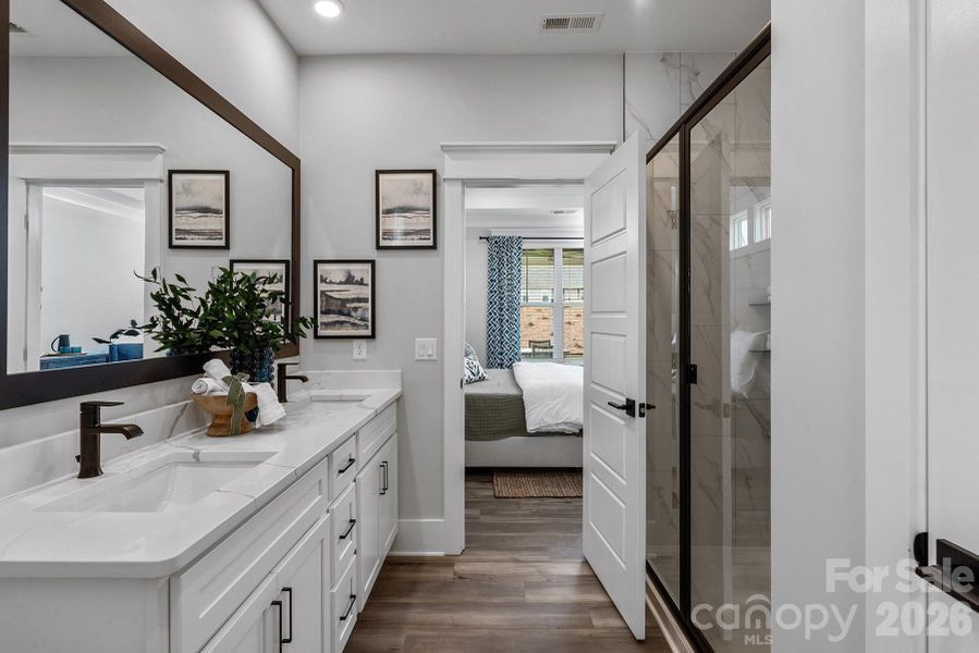 Furnished interior view inside a new home in Stoneridge Hills, Rock Hill (Image 12).