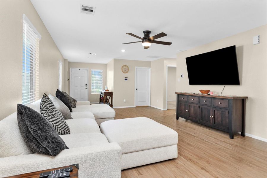 Furnished interior view inside a new home in , Sealy (Image 6). Furnished interior view inside a new home in , Sealy (Image 6).