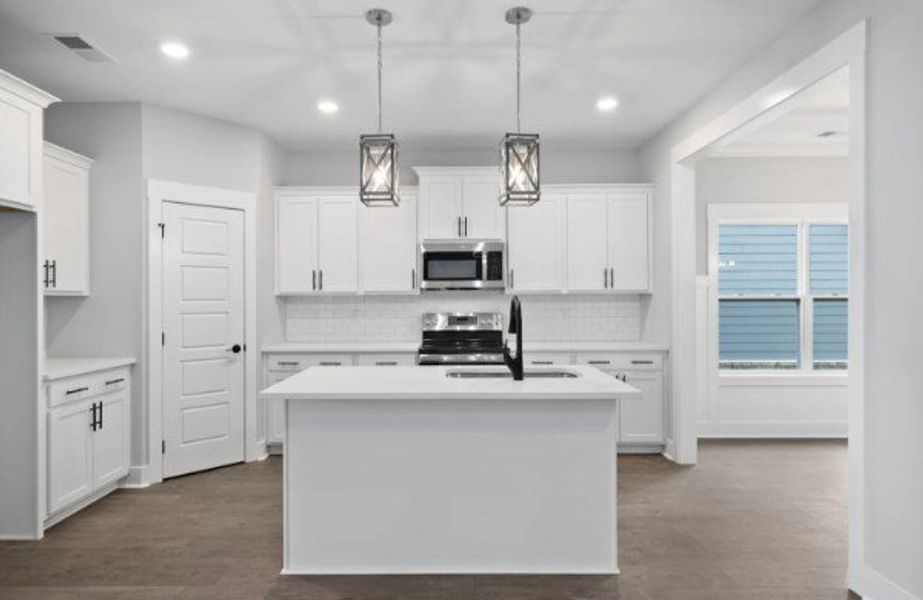 Furnished interior view inside a new home in Cherry Fields, Clarksville (Image 3). Furnished interior view inside a new home in Cherry Fields, Clarksville (Image 3).