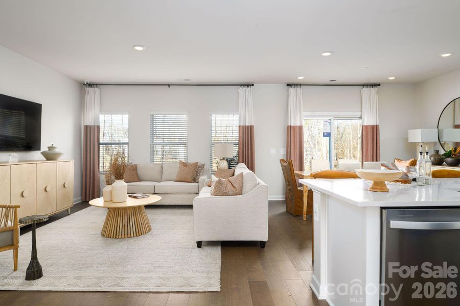 Furnished interior view inside a new home in , Mocksville (Image 11).