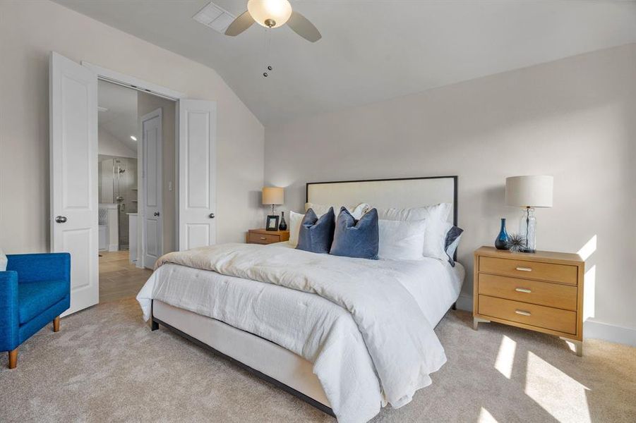 Furnished interior view inside a new home in The Parks at Panchasarp Farms - Phase 2, Burleson (Image 17). Furnished interior view inside a new home in The Parks at Panchasarp Farms - Phase 2, Burleson (Image 17).