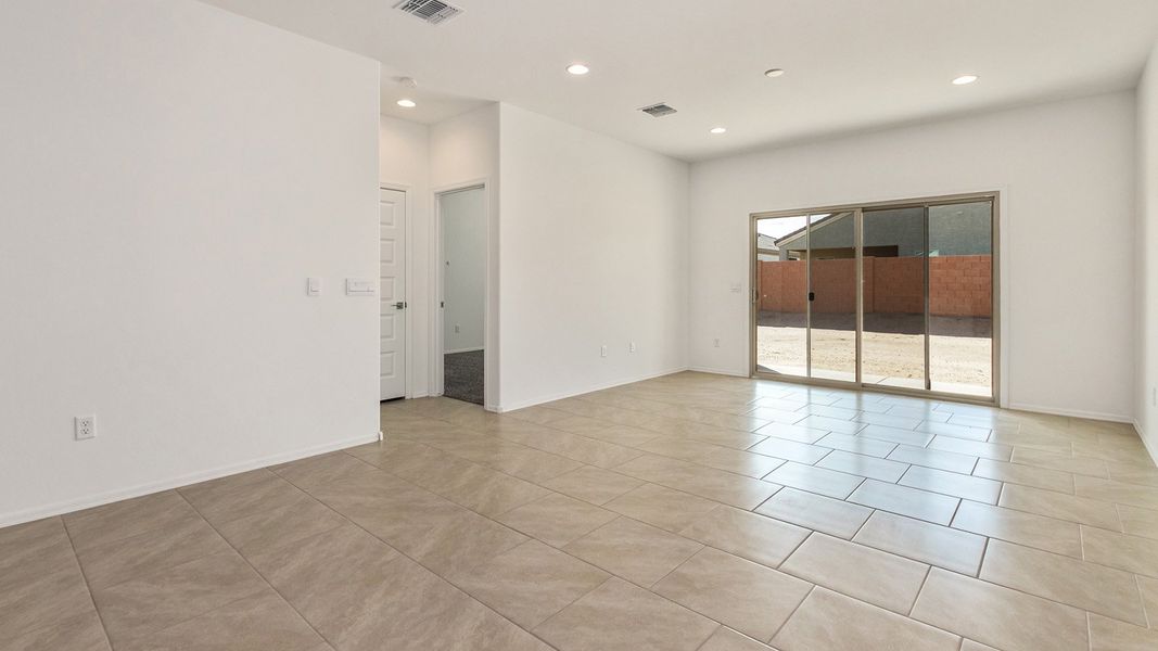 Representative unfurnished interior of a home built from the Dalton by D.R. Horton in The Oasis at Rocking K, Vail (Image 13).