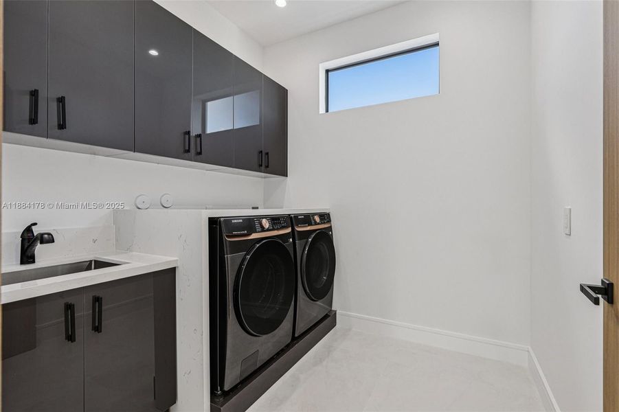 Furnished interior view inside a new home in , Miami (Image 3).