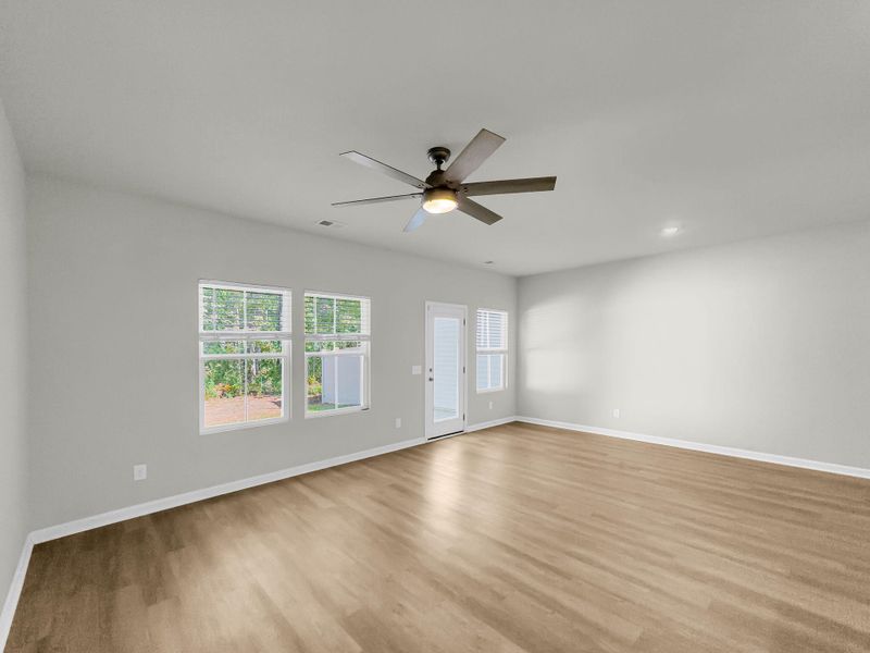 Spacious, unfurnished interior of a new home in Willow Bend Townhomes, North Charleston (Image 13). Spacious, unfurnished interior of a new home in Willow Bend Townhomes, North Charleston (Image 13).