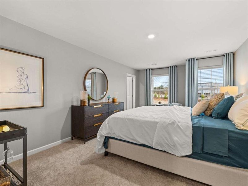 Furnished interior view inside a new home in Rosewood Farms, Acworth (Image 28).