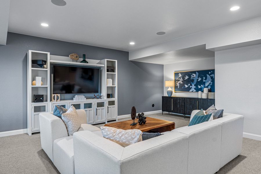 Representative furnished interior of a home built from the Ridge by Taylor Morrison in Dawson Trails, Castle Rock (Image 3).
