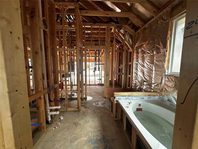 In-progress construction of a new home in Berry Creek Highlands, Georgetown, TX (Image 11).
