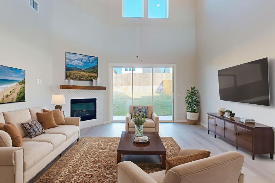 Living Room - Virtually Staged