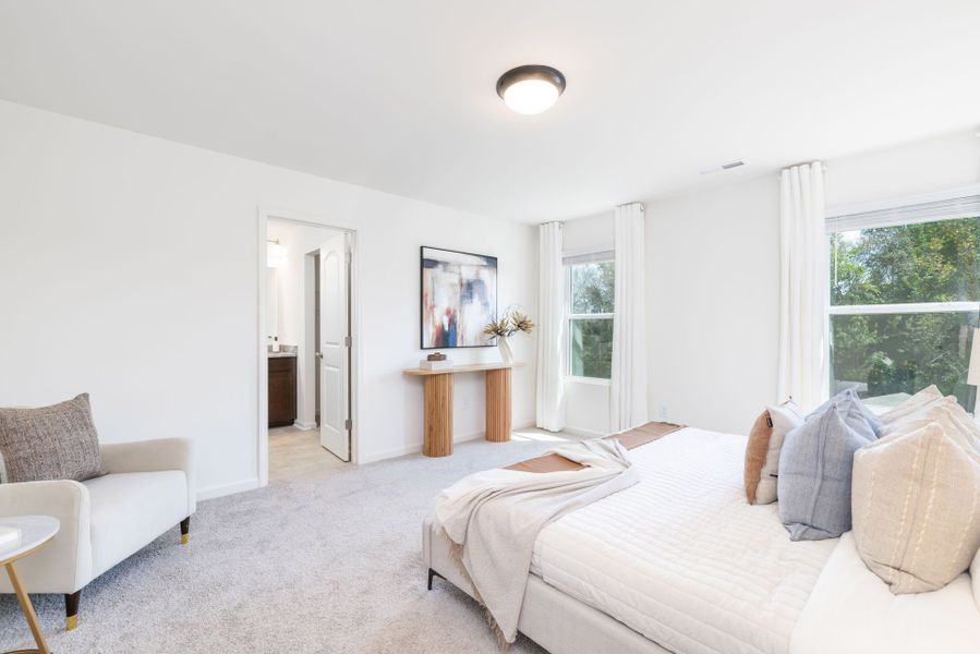 Furnished interior view inside a new home in Tanglewood East, Angier (Image 13). Furnished interior view inside a new home in Tanglewood East, Angier (Image 13).