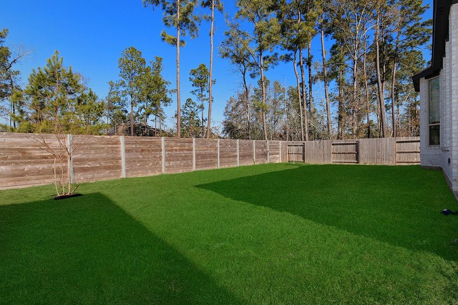 Spacious yard and Greeneblt views
