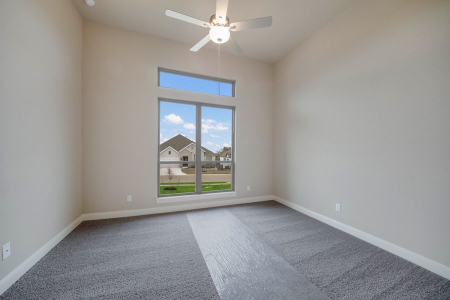 Representative unfurnished interior of a home built from the The Davinci by Whitestone Custom Homes in Johnson Ranch, Bulverde (Image 24).