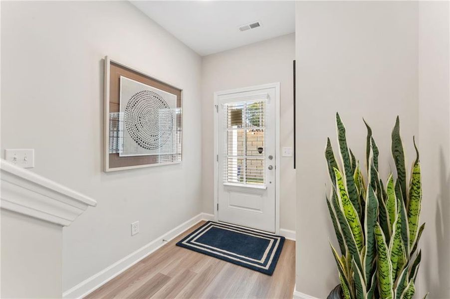 Furnished interior view inside a new home in East Park Village, Kennesaw (Image 3). Furnished interior view inside a new home in East Park Village, Kennesaw (Image 3).