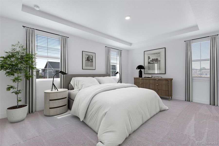 Furnished interior view inside a new home in Vantage, Berthoud (Image 7). Furnished interior view inside a new home in Vantage, Berthoud (Image 7).