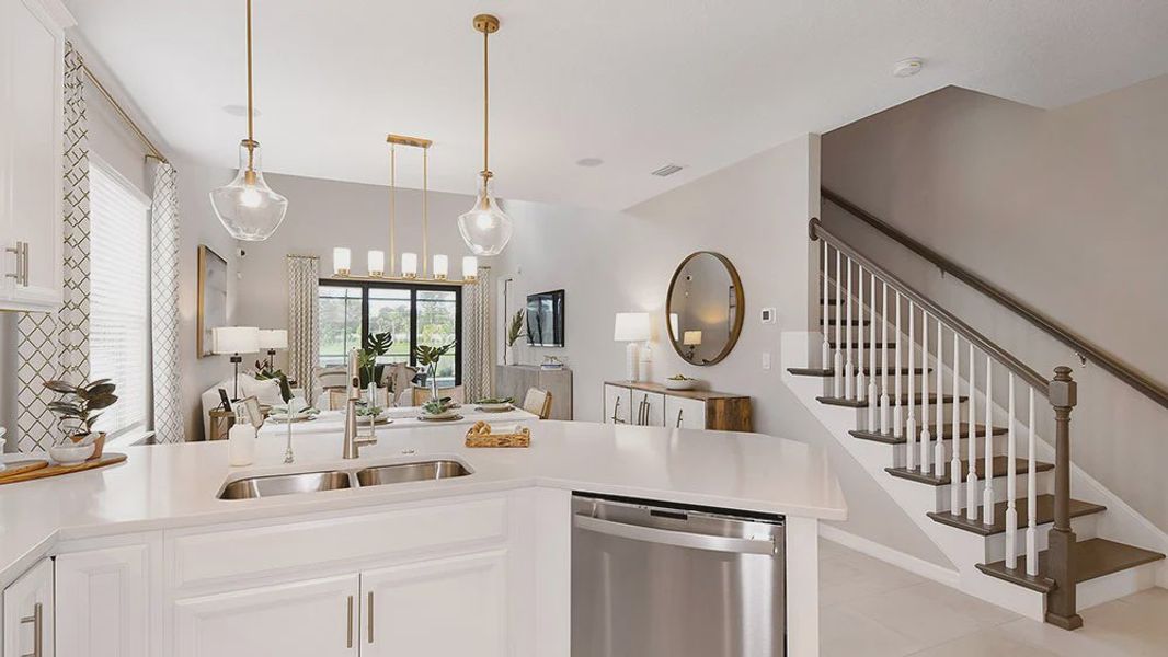 Furnished interior view inside a new home in Lochside, Mount Dora (Image 10).