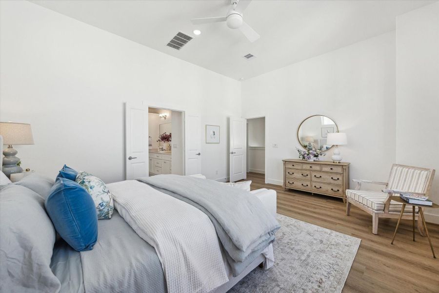 Furnished interior view inside a new home in Upland Estates, Houston (Image 34).