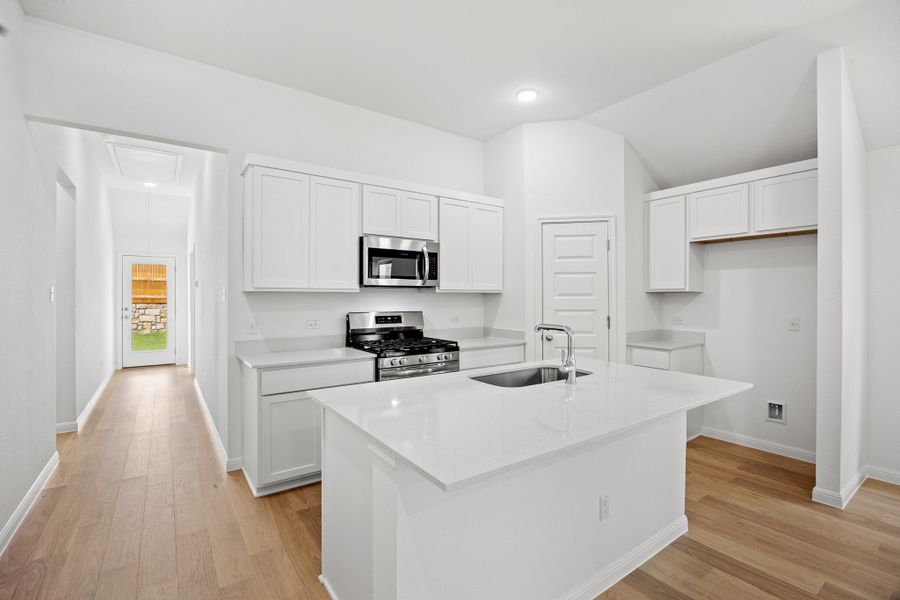 Furnished interior view inside a new home in Trinity Ranch, Elgin (Image 6).