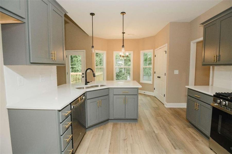 Furnished interior view inside a new home in , Douglasville (Image 36). Furnished interior view inside a new home in , Douglasville (Image 36).