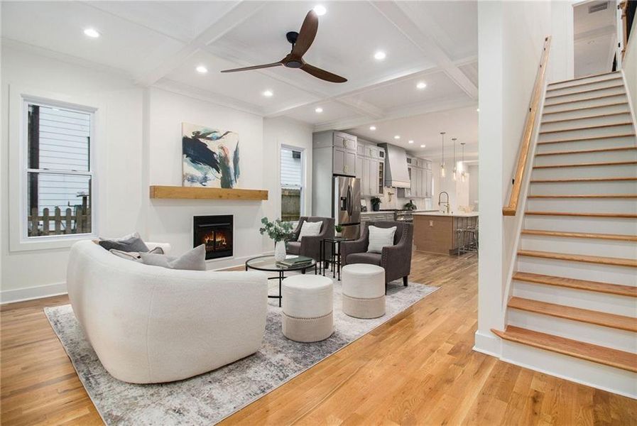 Furnished interior view inside a new home in , Atlanta (Image 41). Furnished interior view inside a new home in , Atlanta (Image 41).